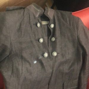 Zara ..Gray and silver blazer